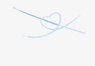 飞机心形云免抠