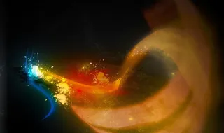 炫彩光线光效元素免抠