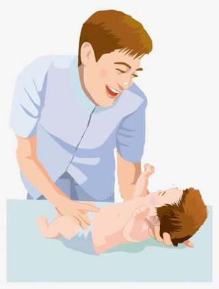插图医院医生护理宝宝免抠