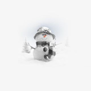 冬季圣诞小雪人免抠节日圣诞节元素