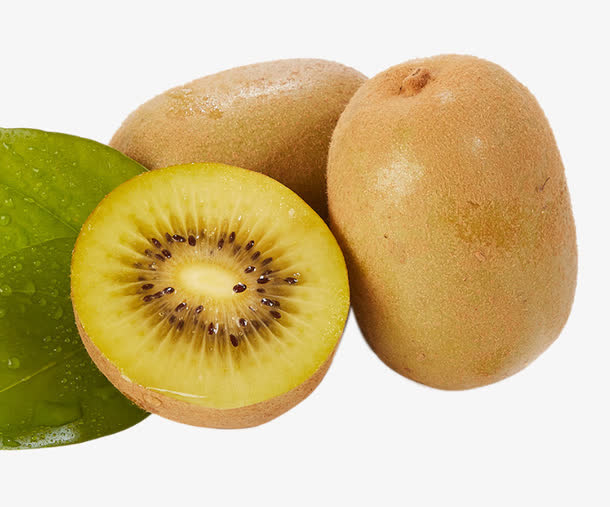 新鲜水果奇异果金果免抠