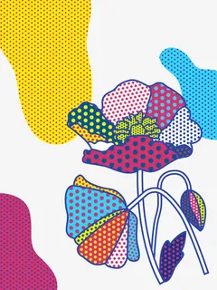 潮流复古波普元素免抠