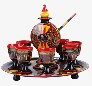 彝族酒具套装免抠