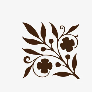 中国风花纹免抠