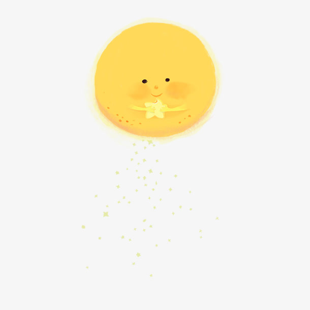 卡通月亮免抠