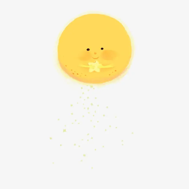 卡通月亮免抠