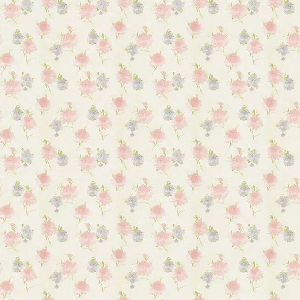 卡通鲜花无缝背景