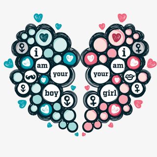 文艺卡通小清新装饰插画广告设计免抠