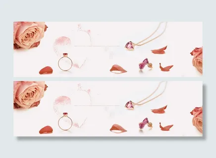 花卉首饰背景高清