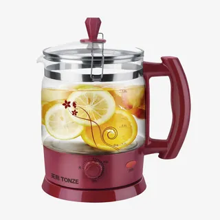 红色煎药养生壶免抠