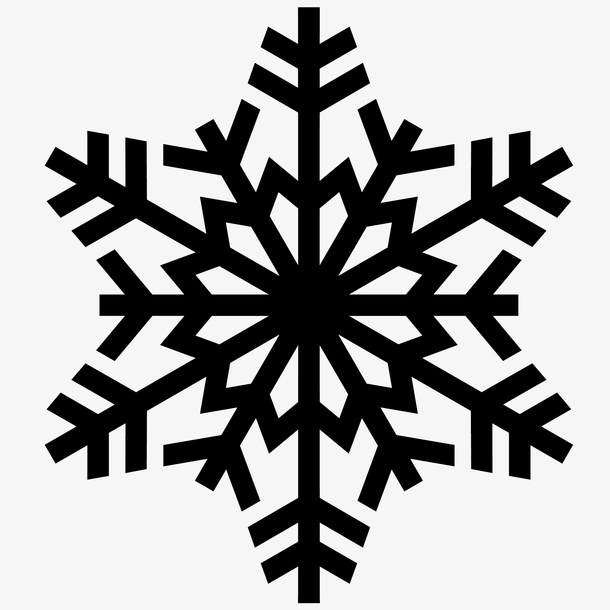 种类五雪花素材免抠