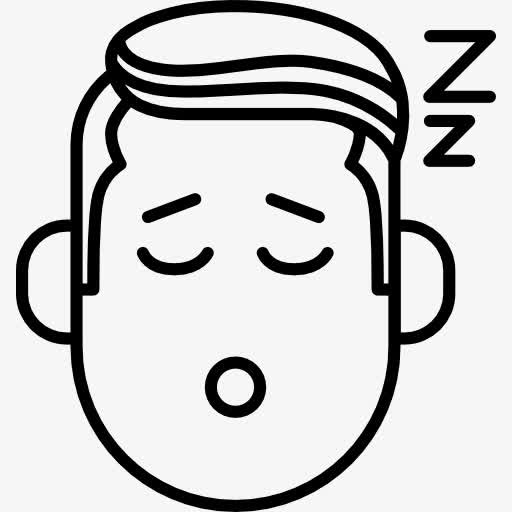男孩的睡脸图标免抠