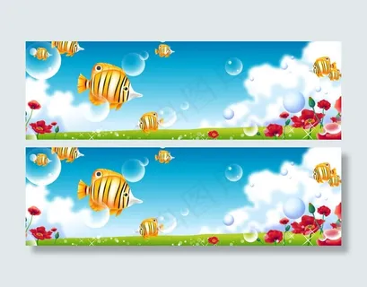 可爱卡通淘宝海报背景 可爱卡通淘宝海报背景