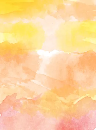 橘色系水彩图片素材高清