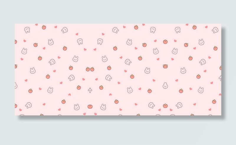 手绘儿童卡通可爱美食背景高清