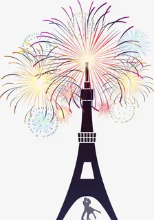 烟花铁塔免抠 烟花铁塔免抠
