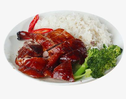 脆皮烧鸭腿饭免抠