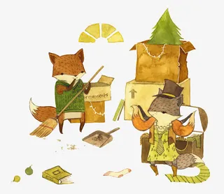 狐狸的装扮免抠