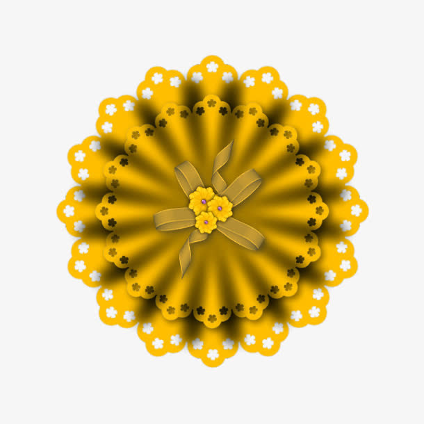黄色鲜花免抠