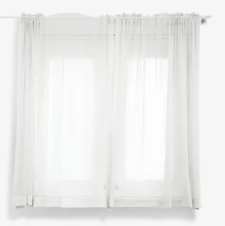 白色帘子免抠