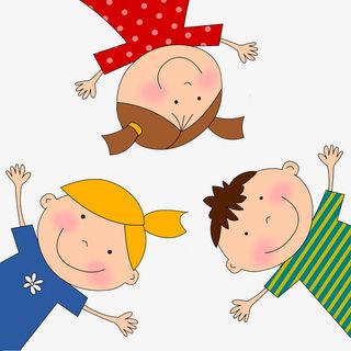 卡通的小孩子免抠