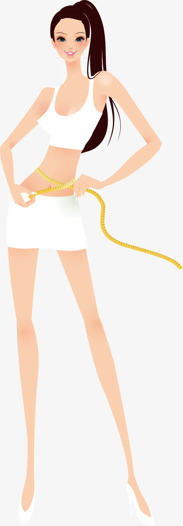 苗条女孩免抠