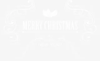 白色创意圣诞节标签免抠