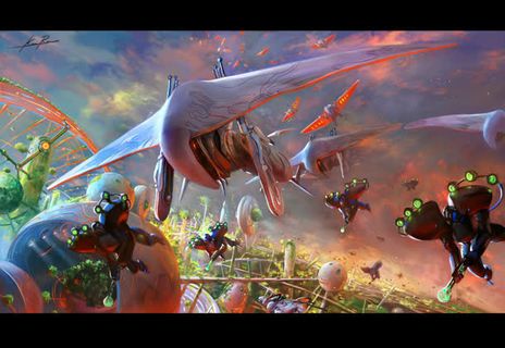 科技感未来感场景免抠