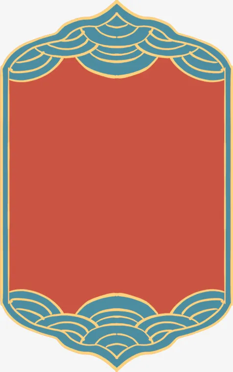 古风国潮风边框免抠