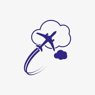 扁平化飞机免抠