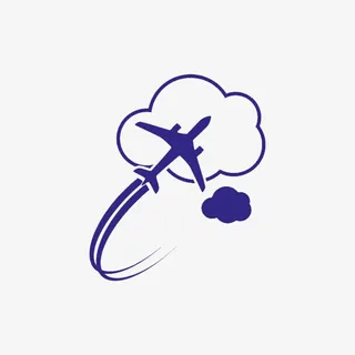 扁平化飞机免抠