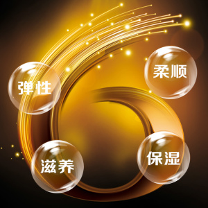 洗发水弹力素棕色PSD分层主图背景素材高清