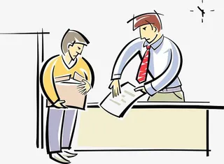 拿着文件挑错误的上级免抠