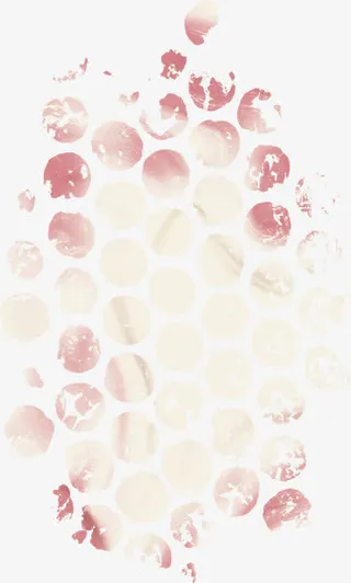 粉红圆形浮点免抠