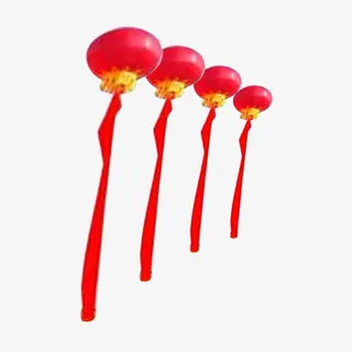 2017年红色中国风婚庆拱门免抠