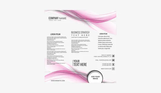 粉色线条背景边框