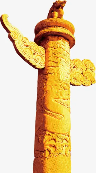 中国首都背景人民纪念碑胖的柱子合成免抠