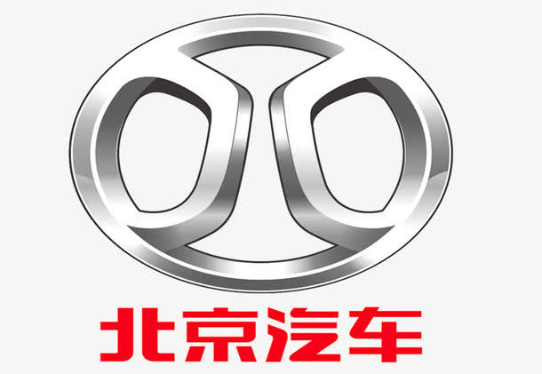 车标矢量图车标贴 北京汽车logo免抠