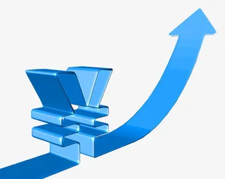 人民币符号与箭头免抠