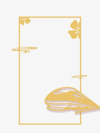 春运和谐号列车边框免抠