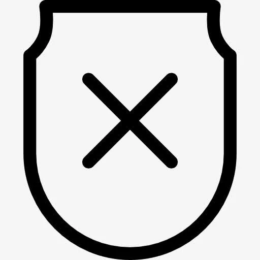 盾与跨图标免抠