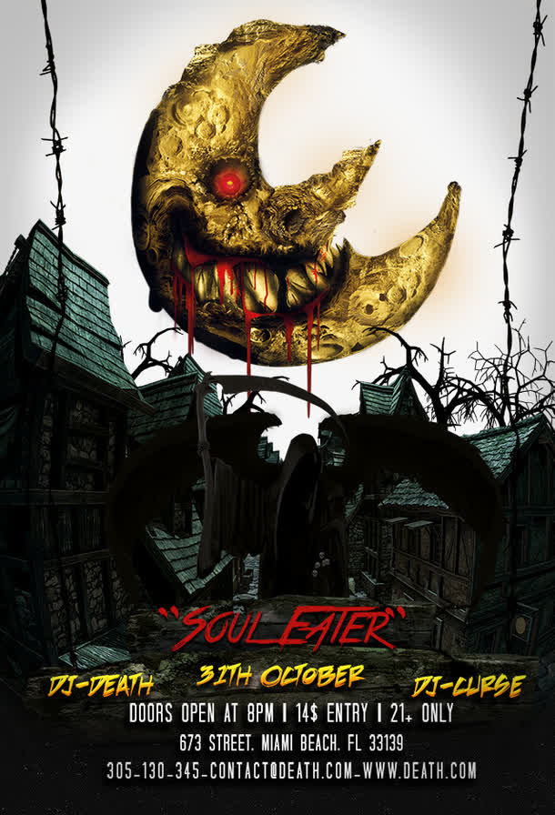 万圣节张贴海报免抠