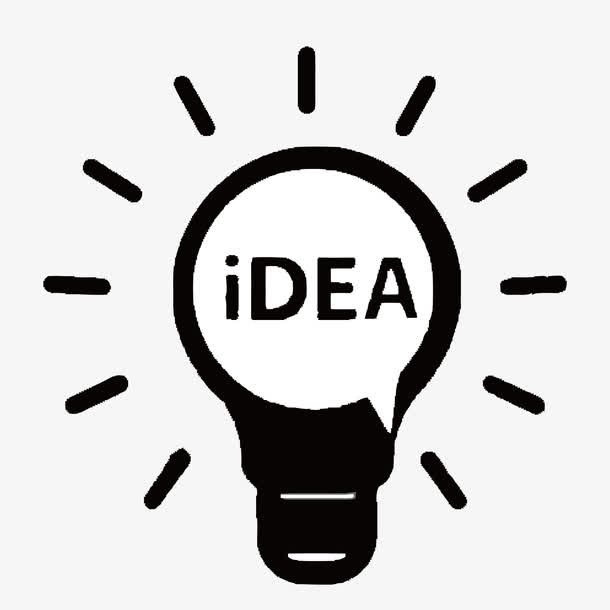 矢量IDEA小灯泡免抠