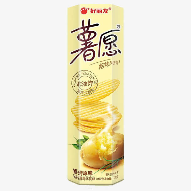 好丽友薯愿薯片免抠