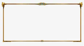 游戏提示 边框 复古 异域免抠