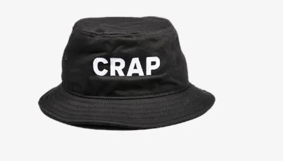 DCSHOECOUSA黑色字母渔夫帽免抠