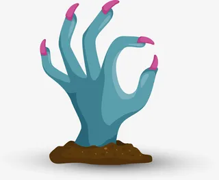 僵尸手爪子免抠