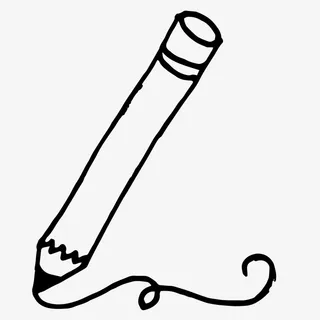 水墨线条铅笔绘画图免抠图标元素