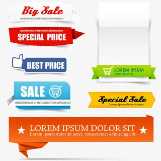 活动标签素材免抠