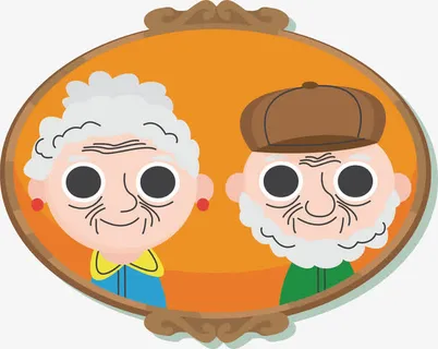 爷爷奶奶的照片免抠